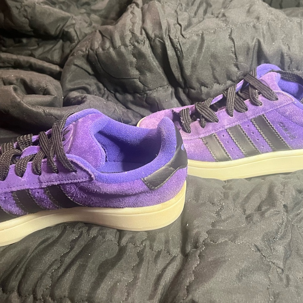 Adidas CAMPUS OOS SHOES Purple Suede Sneakers - Picture 6 of 16